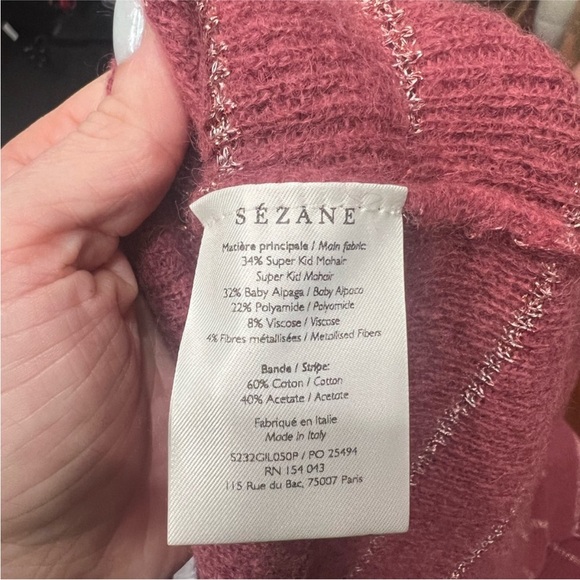 NWT Sezane Gaspard Sweater - Picture 6 of 6